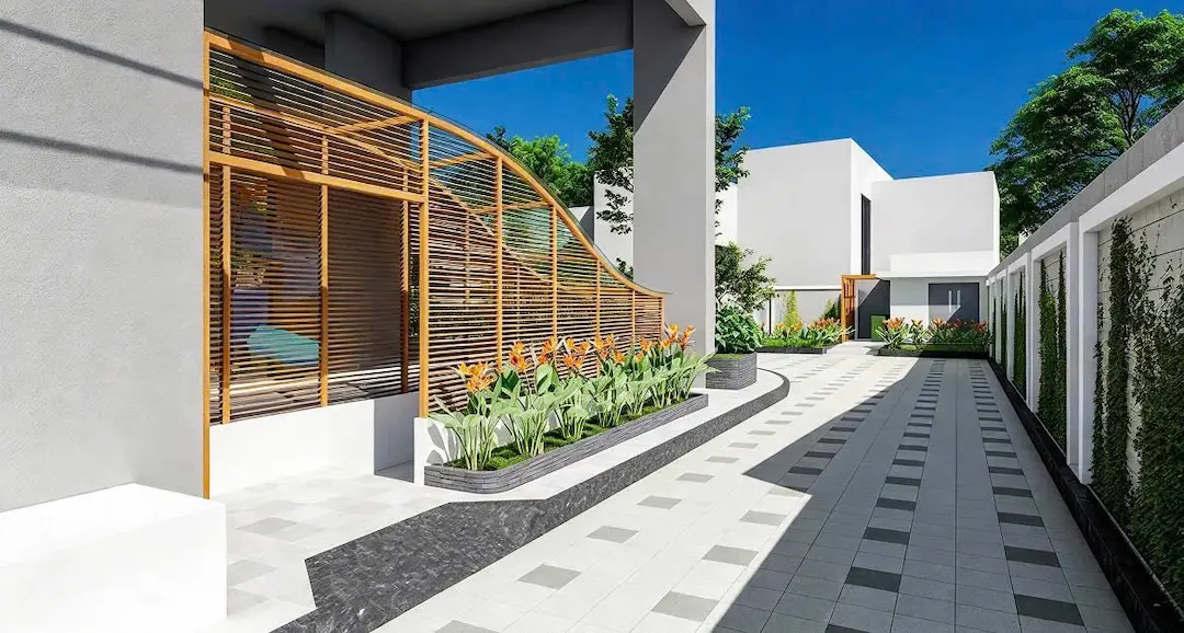 Đường dạo bộ tiện ích Bcons Riverside TPHCM