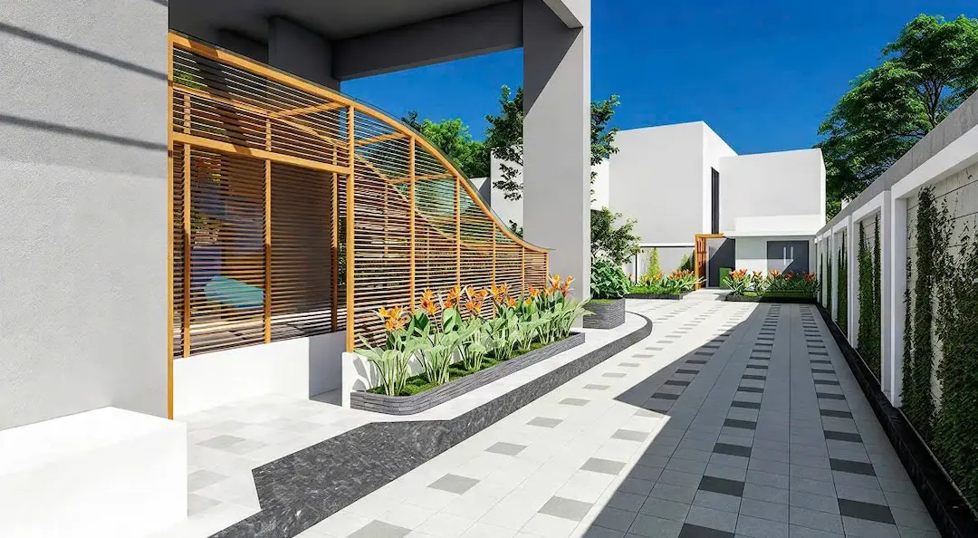 Đường đi bộ Bcons Riverside